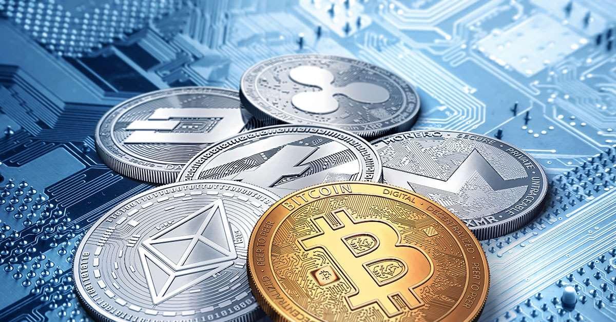 Cryptocurrency data illustration